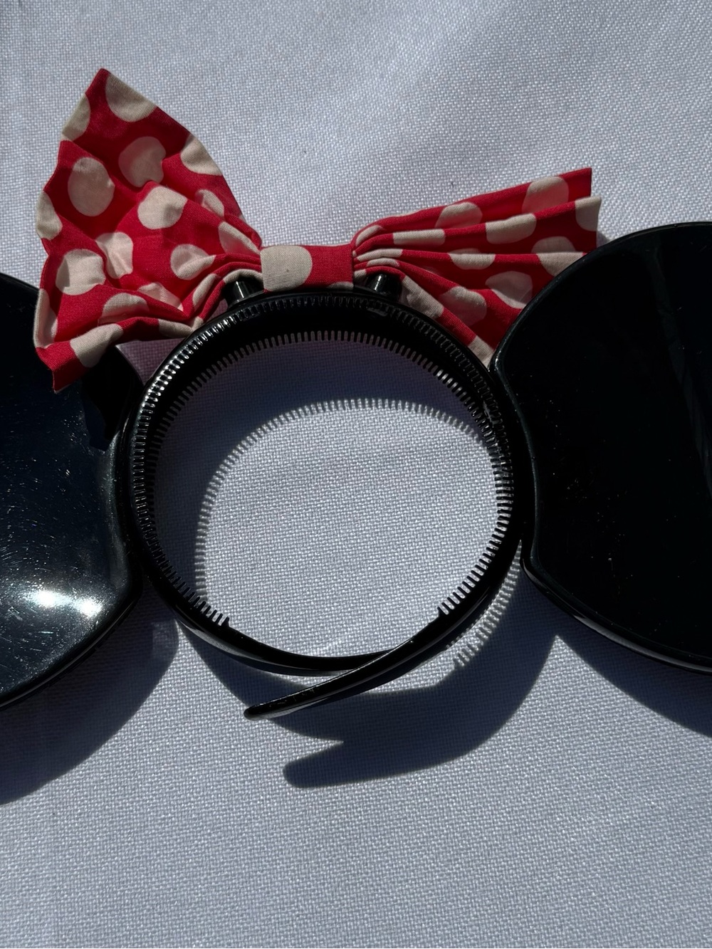 Disney Minnie Mouse Polka Dot Bow Ear Headband